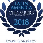 Icaza, González-Ruiz & Alemán ranked in Chambers & Partners Latin America 2018