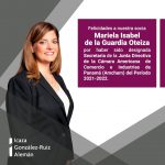 Mariela de la Guardia nombrada en la Junta Directiva de AmCham Panamá 2021-2022