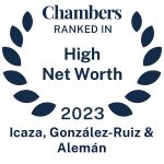 Icaza, González-Ruiz & Alemán ranked in Chambers High Net Worth 2023