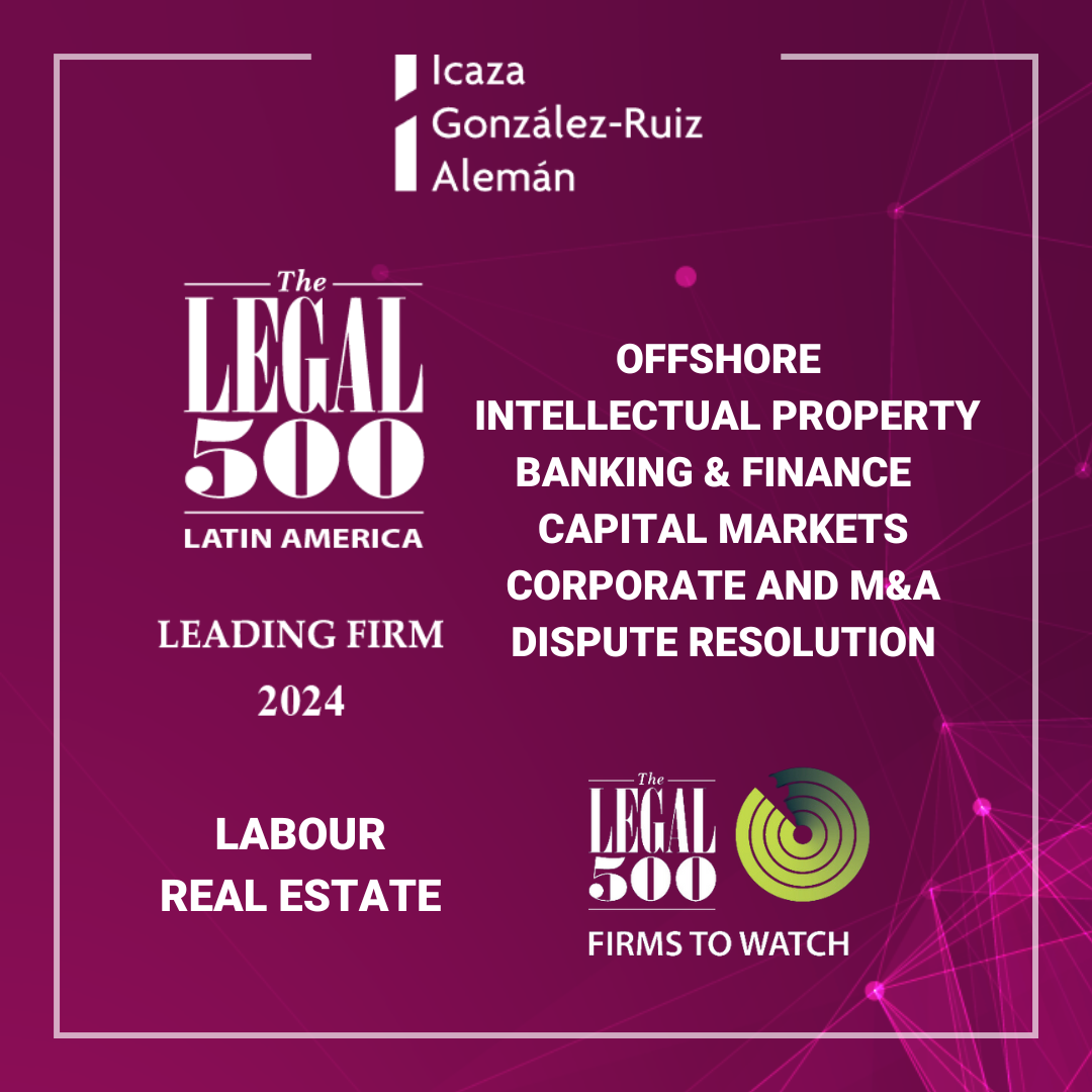 Icaza, GonzálezRuiz & Alemán ranked in The Legal 500 2024 Igra